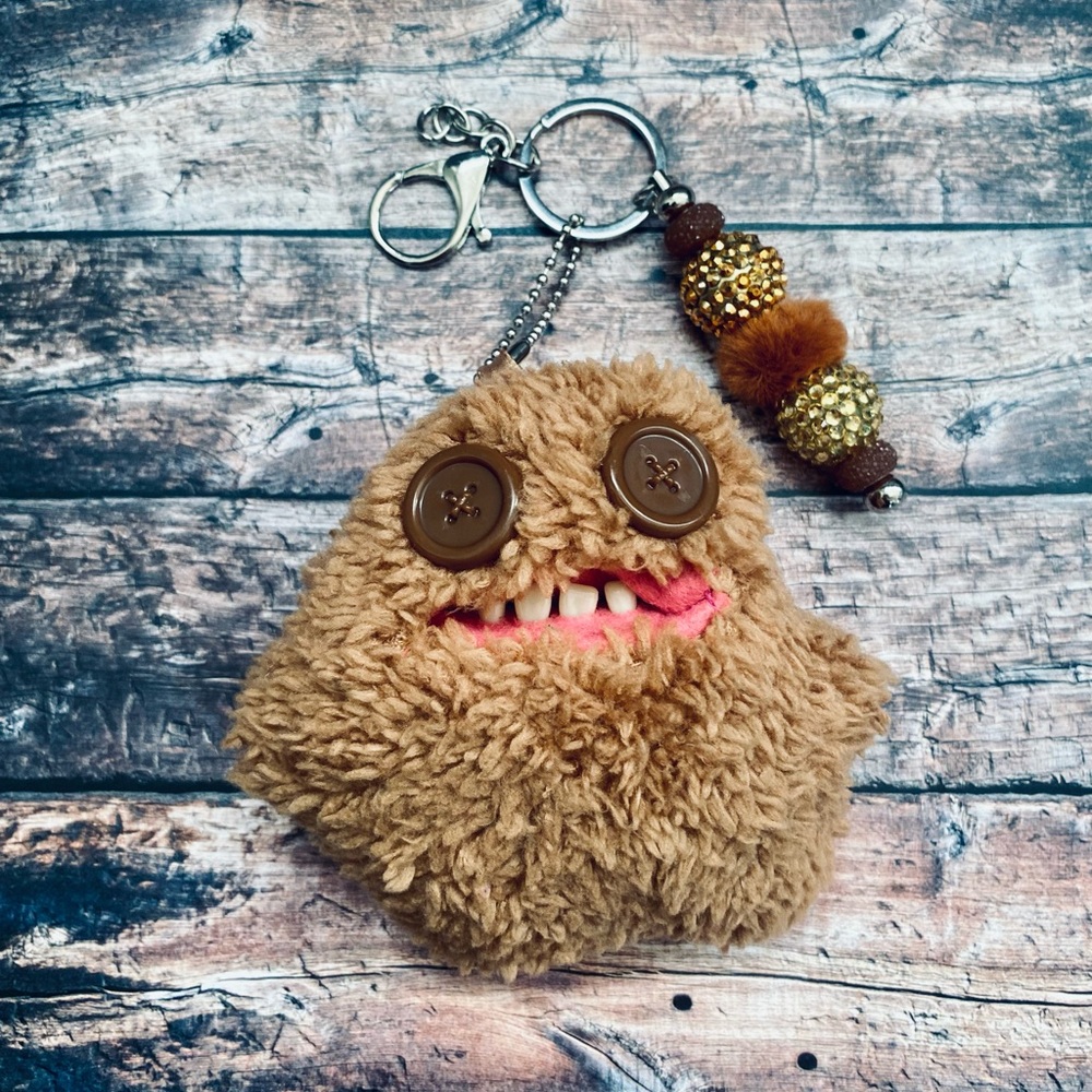 Weird Strange Creature Haunt Fright Scare Plush Keychain Bag Clip